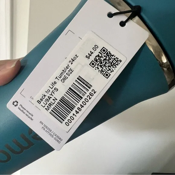 NWT Lululemon Back to Life Tumbler 24oz MARLIN MRLN - Picture 6 of 10